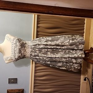 Vintage Black and White Sundress